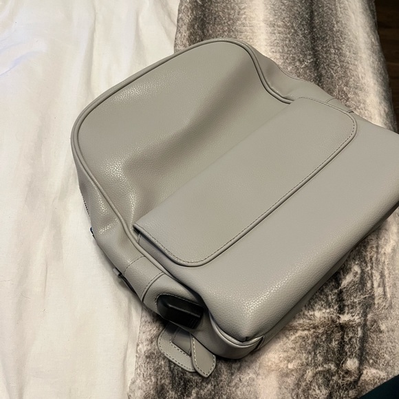 Faux Leather Backpack with USB Port - Picture 2 of 5